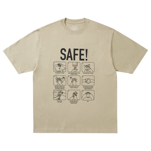 Palace SAFE T-SHIRT CHALKY GREEN