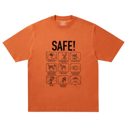 Palace SAFE T-SHIRT POP ORANGE