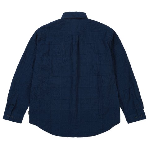 Palace SEER PATCH OXFORD SHIRT NAVY - Colorway