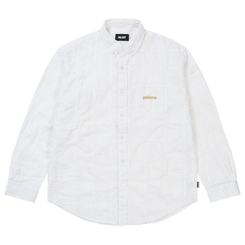 Palace SEER PATCH OXFORD SHIRT WHITE