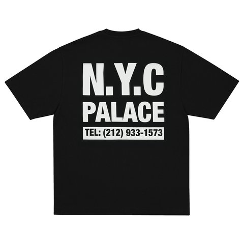 Palace SHOP NUMBERS T-SHIRT BLACK - Colorway