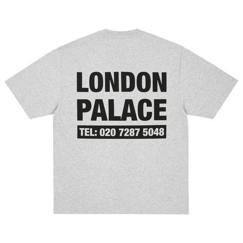 Palace SHOP NUMBERS T-SHIRT GREY MARL - Colorway