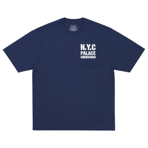 Palace SHOP NUMBERS T-SHIRT NAVY