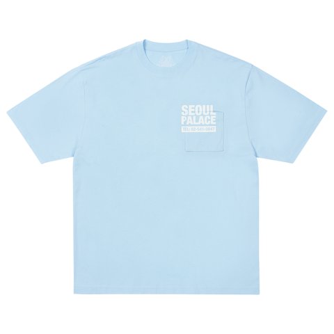 Palace SHOP NUMBERS T-SHIRT PERFECT BLUE