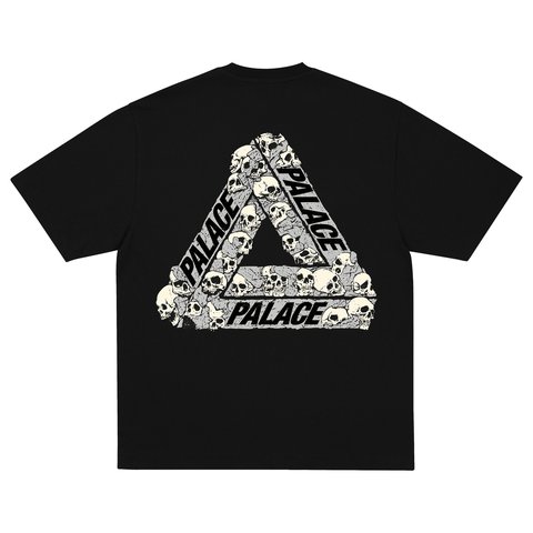 Palace SKULL TRI T-SHIRT BLACK - Colorway