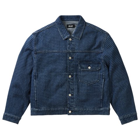 Palace STITCH DENIM JACKET MID INDIGO