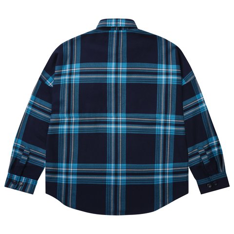 Palace SURPLUS FLANNEL SHIRT NAVY - Colorway