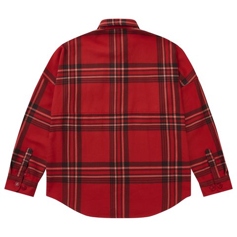 Palace SURPLUS FLANNEL SHIRT RED - Colorway