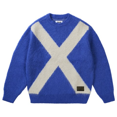 Palace TOO HAIRY FLAG KNIT SCOTLAND