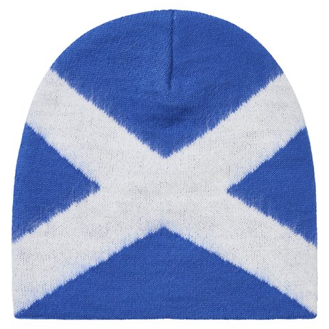 Palace TOO HAIRY FLAG NEIN CUFF BEANIE SCOTLAND