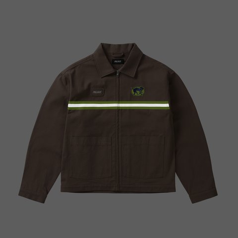 Palace TRANSPORT JACKET CHOCCO BROWN - Colorway