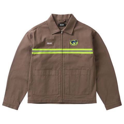 Palace TRANSPORT JACKET CHOCCO BROWN