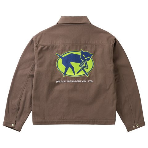 Palace TRANSPORT JACKET CHOCCO BROWN - Colorway