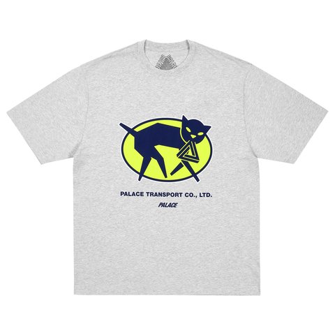 Palace TRANSPORT T-SHIRT GREY MARL - $48.00