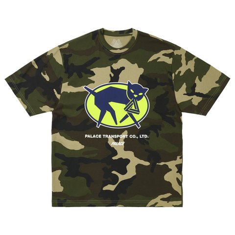 Palace TRANSPORT T-SHIRT WOODLAND CAMO