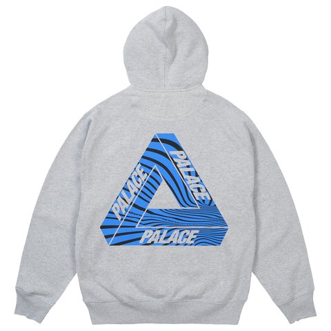 Palace TRI-VORTEX HOOD GREY MARL - Colorway