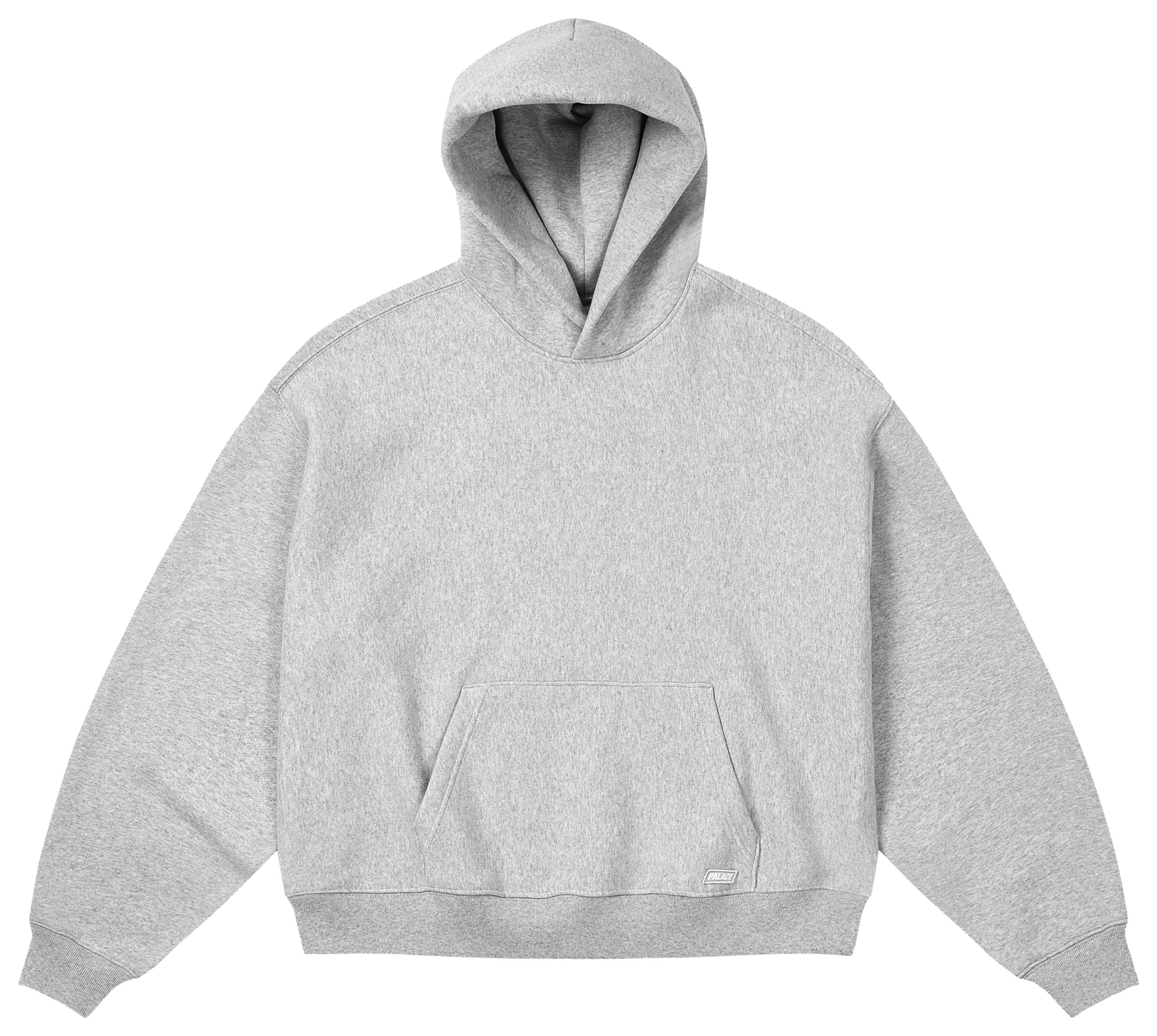 UNISEX HOOD GREY MARL
