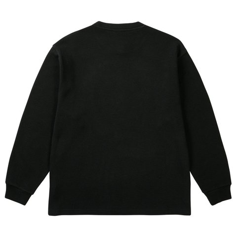 Palace DOVE STAMP WAFFLE LONGSLEEVE BLACK - Style 5