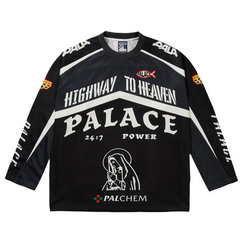 Palace HIGHWAY TO HEAVEN JERSEY BLACK - Style 5