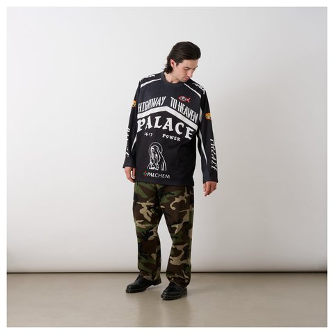 Palace HIGHWAY TO HEAVEN JERSEY BLACK - Style 5