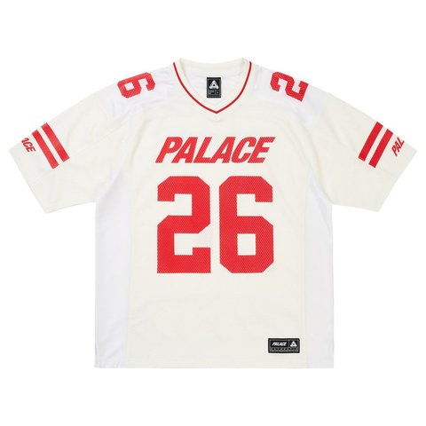 Palace MESH TEAM JERSEY WHITE - Style 7