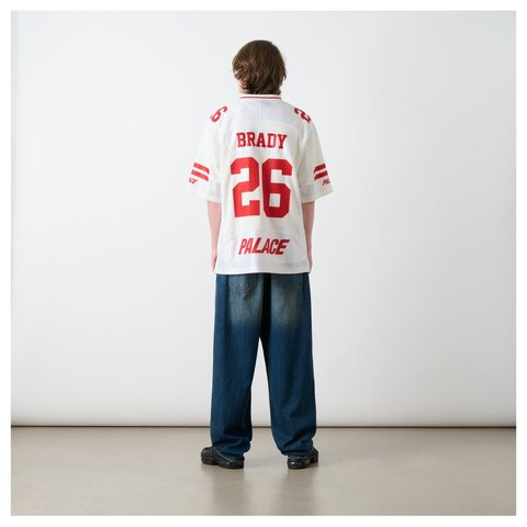Palace MESH TEAM JERSEY WHITE - Style 7