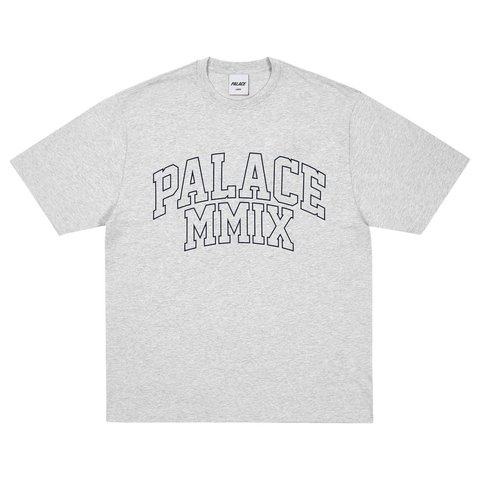 Palace MMIX HEAVY SLUB T-SHIRT GREY MARL - Style 1