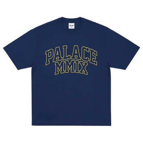 Palace MMIX HEAVY SLUB T-SHIRT NAVY - Style 1