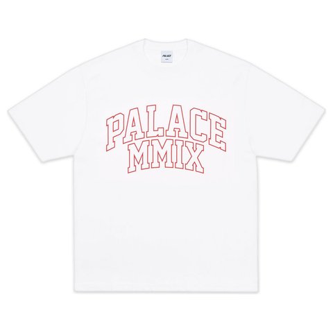 Palace MMIX HEAVY SLUB T-SHIRT WHITE - Style 1
