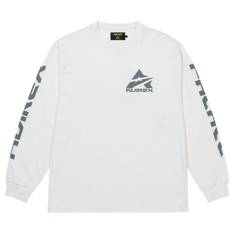 Palace PALACE AVIREX LONGSLEEVE WHITE - Style 2