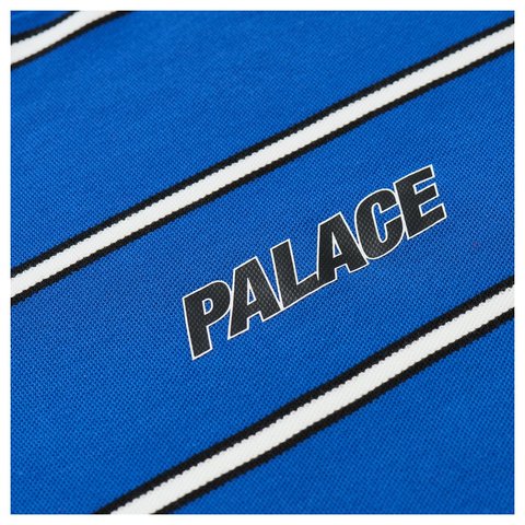 Palace PALACE DUO STRIPE LONGSLEEVE CLASSY BLUE - Style 5