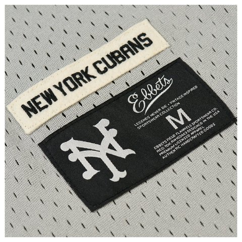 Palace PALACE NEW YORK CUBANS MESH V-NECK JERSEY GREY - Style 5
