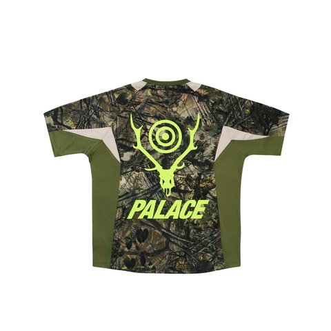 Palace PALACE SOUTH2 WEST8 JERSEY OLIVE CAMO - Style 5
