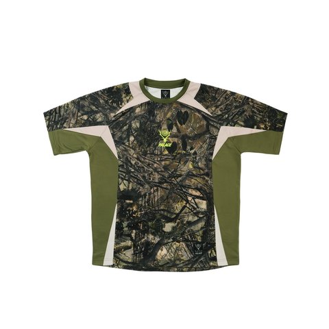 Palace PALACE SOUTH2 WEST8 JERSEY OLIVE CAMO - Style 5