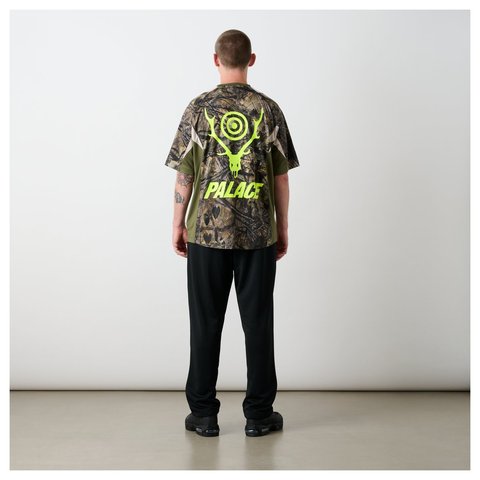 Palace PALACE SOUTH2 WEST8 JERSEY OLIVE CAMO - Style 5