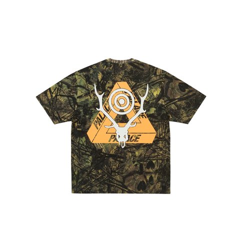 Palace PALACE SOUTH2 WEST8 STAG-FERG T-SHIRT OLIVE CAMO - Style 4