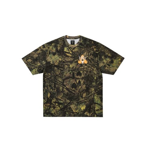 Palace PALACE SOUTH2 WEST8 STAG-FERG T-SHIRT OLIVE CAMO - Style 4
