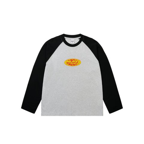 Palace TIBETAN POTALA LONGSLEEVE GREY MARL - Style 3