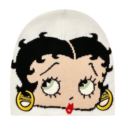Palace BETTY BOOP BEANIE WHITE - Style 4