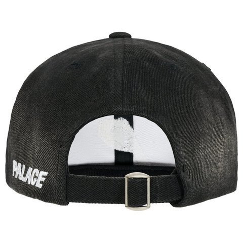 Palace BLEACHED DENIM P 6-PANEL BLACK - Style 3