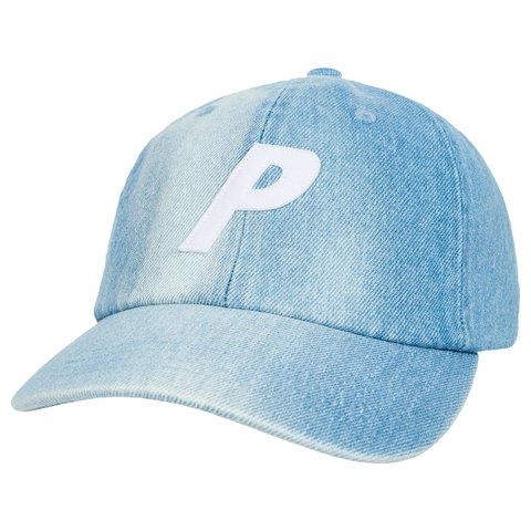 Palace BLEACHED DENIM P 6-PANEL STONEWASH - Style 3