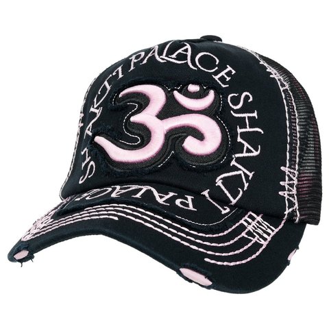 Palace OM DISTRESSED TRUCKER BLACK - Style 4