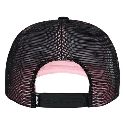 Palace OM DISTRESSED TRUCKER BLACK - Style 4