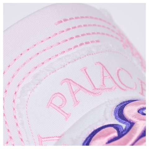 Palace OM DISTRESSED TRUCKER WHITE - Style 4