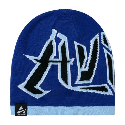 Palace PALACE AVIREX NEIN CUFF BEANIE BLUE - Style 3