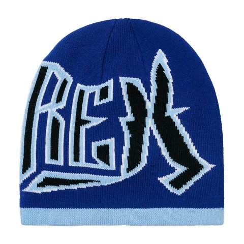 Palace PALACE AVIREX NEIN CUFF BEANIE BLUE - Style 3