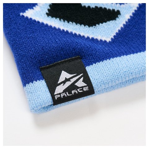 Palace PALACE AVIREX NEIN CUFF BEANIE BLUE - Style 3