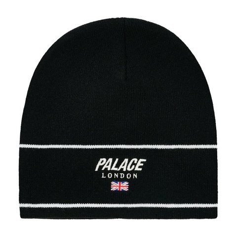Palace PALACE LONDON NEIN CUFF BEANIE BLACK - Style 3