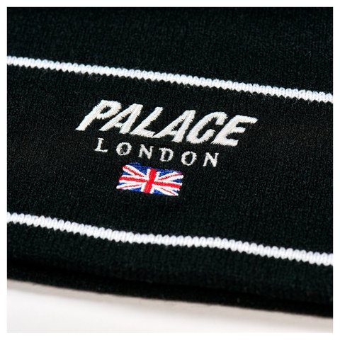 Palace PALACE LONDON NEIN CUFF BEANIE BLACK - Style 3