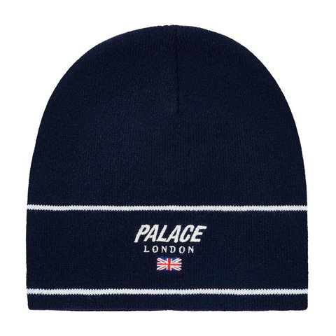 Palace PALACE LONDON NEIN CUFF BEANIE NAVY - Style 3
